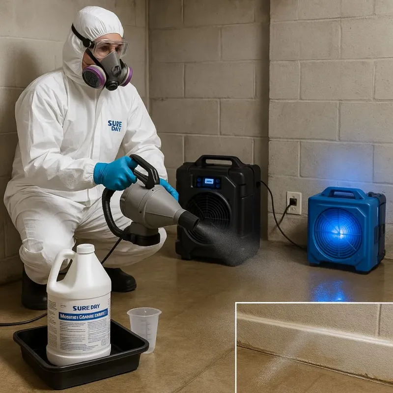Sanitization and Odor Removal process in Buchanan Dam, TX
