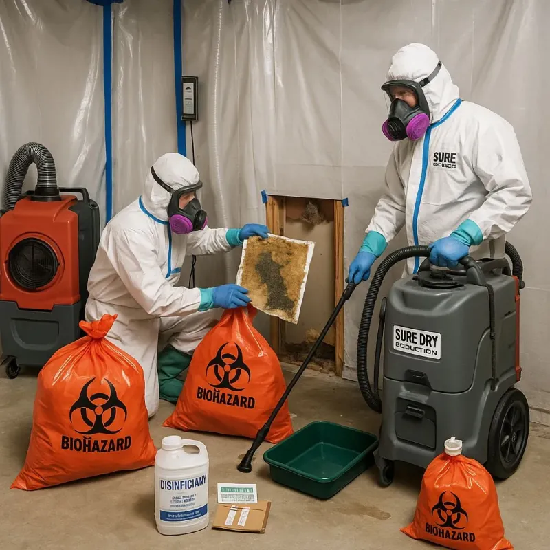 Contaminated Water Handling Protocols process in Buchanan Dam, TX